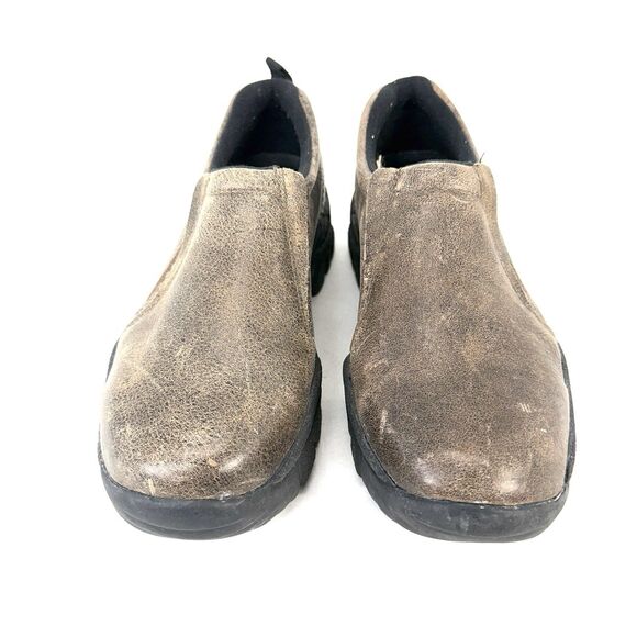 Roper Brown Weathered Leather Performance Slip On Casual Shoes Men’s Size 7 main image 10